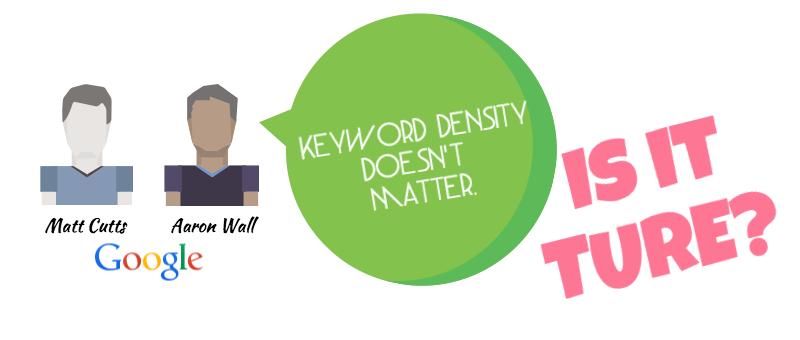 matt cutts on keyword density