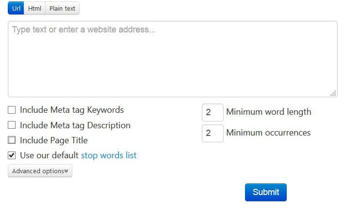 seobook keyword density tool